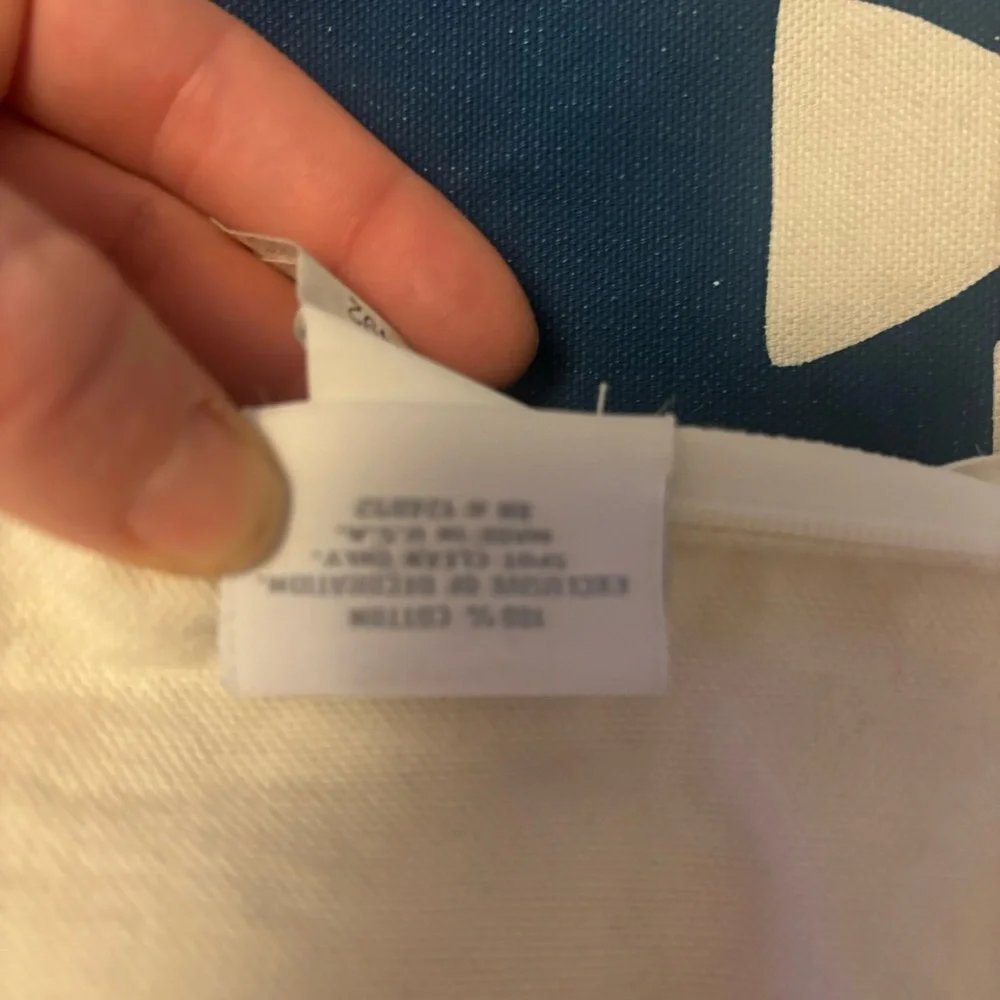 Serena & Lily Blue and White Pillow Case Luxurious Accent
